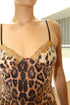 SPARKLY LONG LEOPARD DRESS